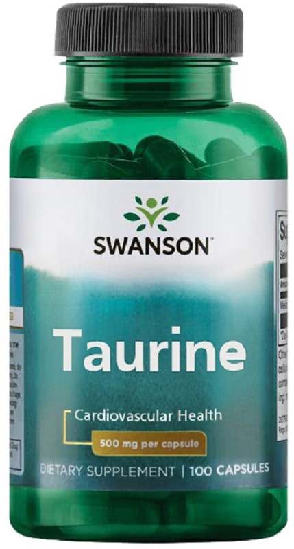 Swanson Taurine 500 mg, 100 капс.